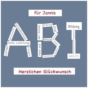 Glückwunschkarte zum Abitur,Geschenk Abitur,Schulabschluss,Geschenk Schulabschluss,Abitur 2025,Geschenk Schulabschluss personalisiert