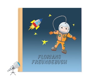 Astronaut - Vriendenboek met naam