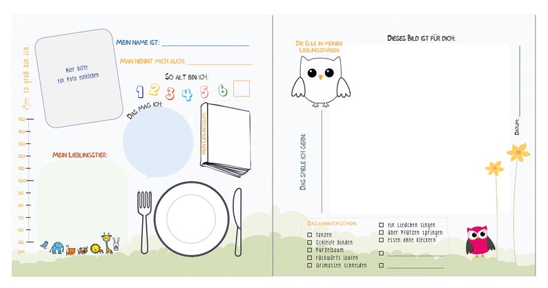 Owl Friends book with names image 4