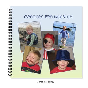 Photo Friends Book Boy Drahtbindung Schule