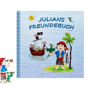 Piraten Freundebuch mit Namen Hardcover