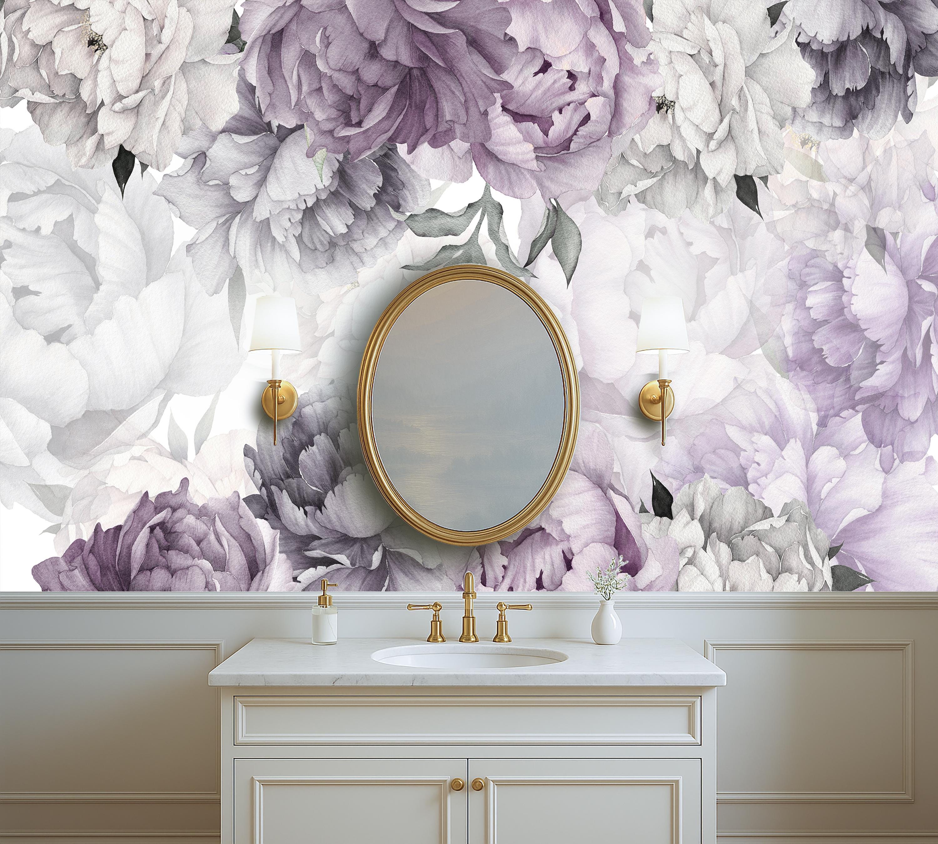 Purple Peony Flower Wallpaper