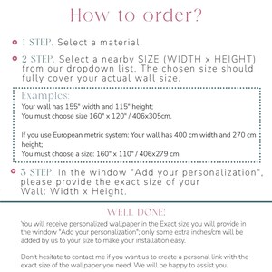 a poster with instructions for how to order