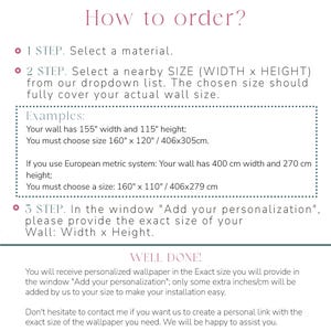 a poster with instructions for how to order