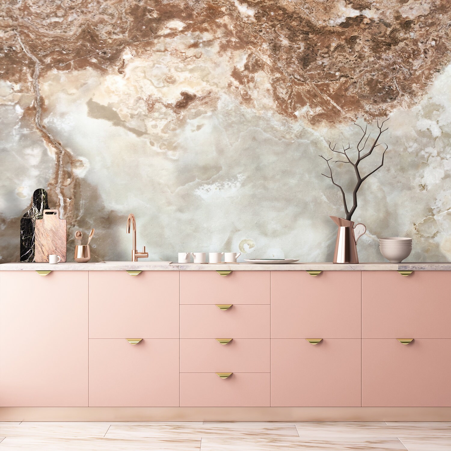 Modern Marble Stone Wallpaper Removable Kitchen Bathroom Etsy UK