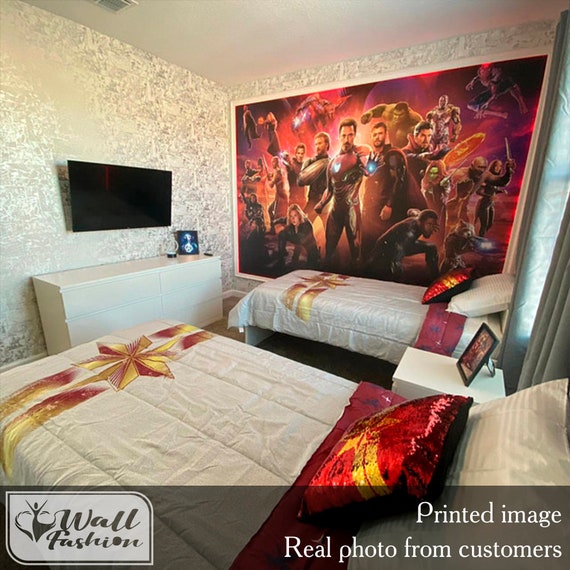 Avengers Wallpaper I Love You 3000 Iron Man Marvel Comics Wall Mural Endgame Wall Art Self Adhesive Wallpaper Peel And Stick Wallpaper X235