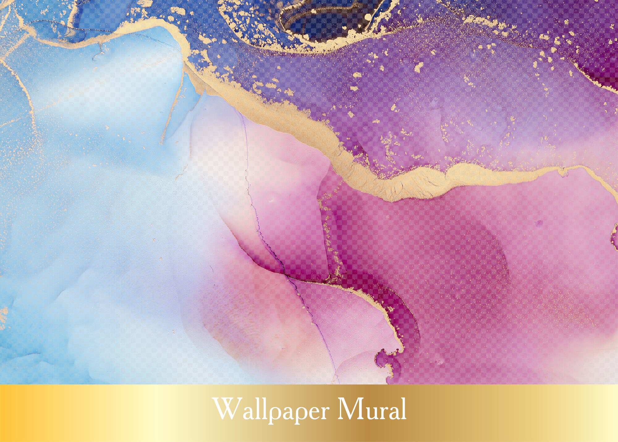 Purple Ombre Marble Texture Wallpaper Peel & Stick Not | Etsy