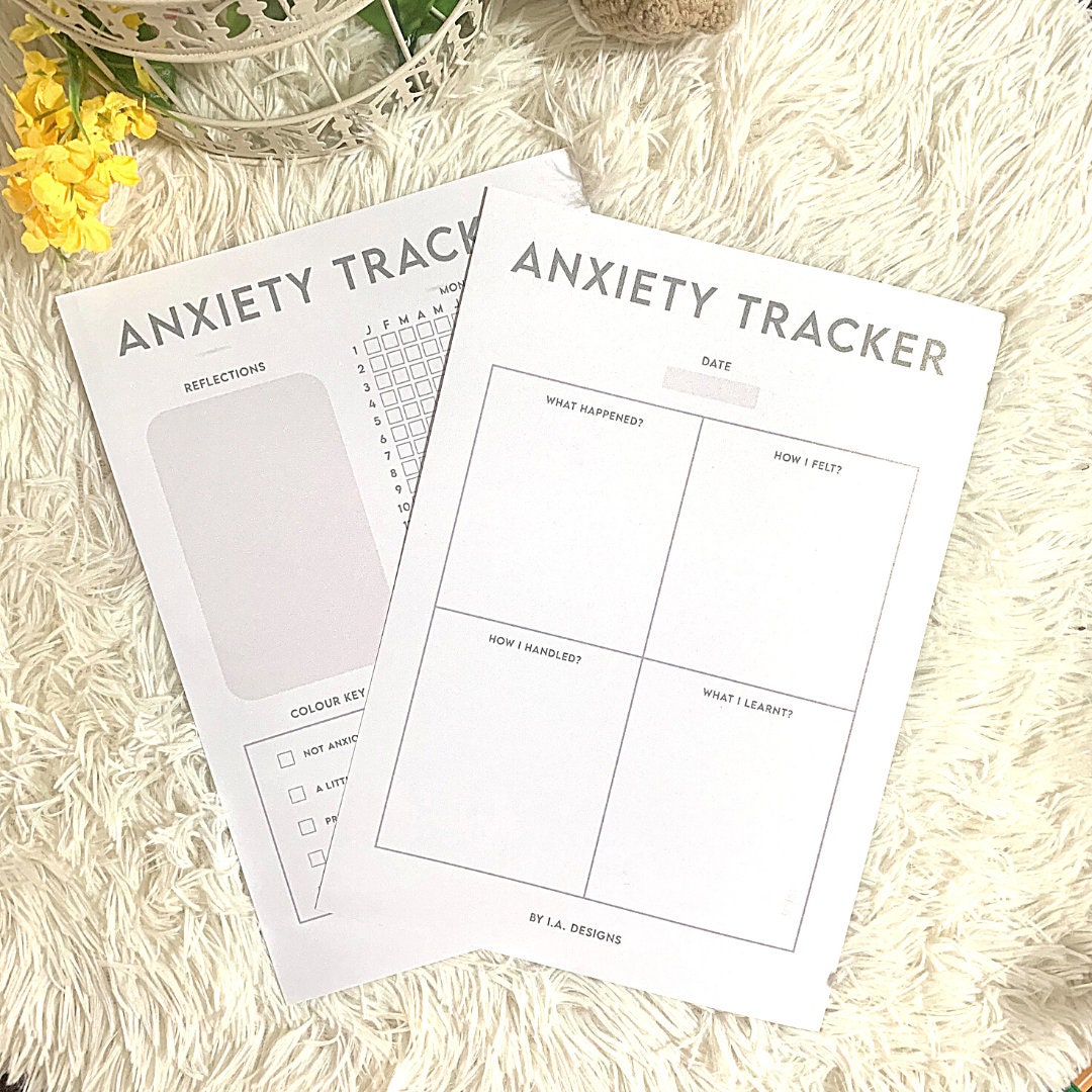 Anxiety Tracker Printable - Etsy