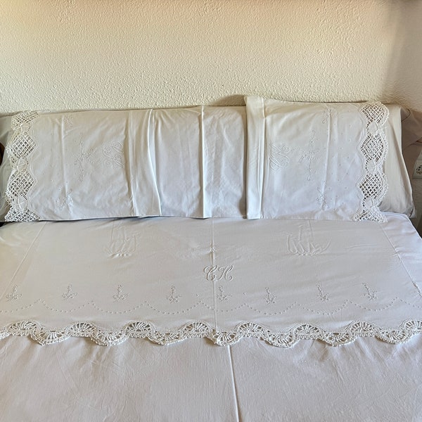 Vintage Bed Linens Etsy