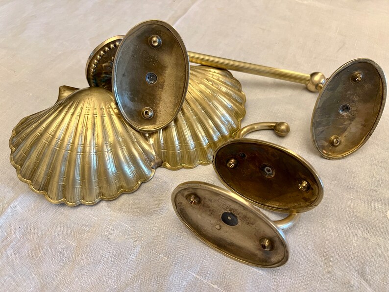 4-piece Antique Bathroom Accessories Set. Bronze. - Etsy