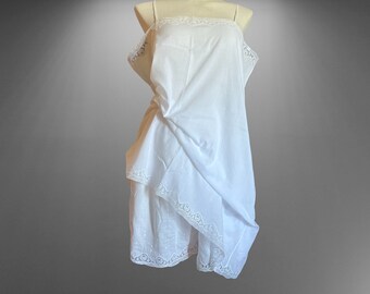 Antique underwear - cambric trousers and a chemise with lace and embroidery. french lingerie