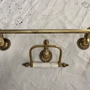 The Brass Bird Bathroom Accessories Set Consists of 9 Pieces. Vintage Plumbing - Etsy