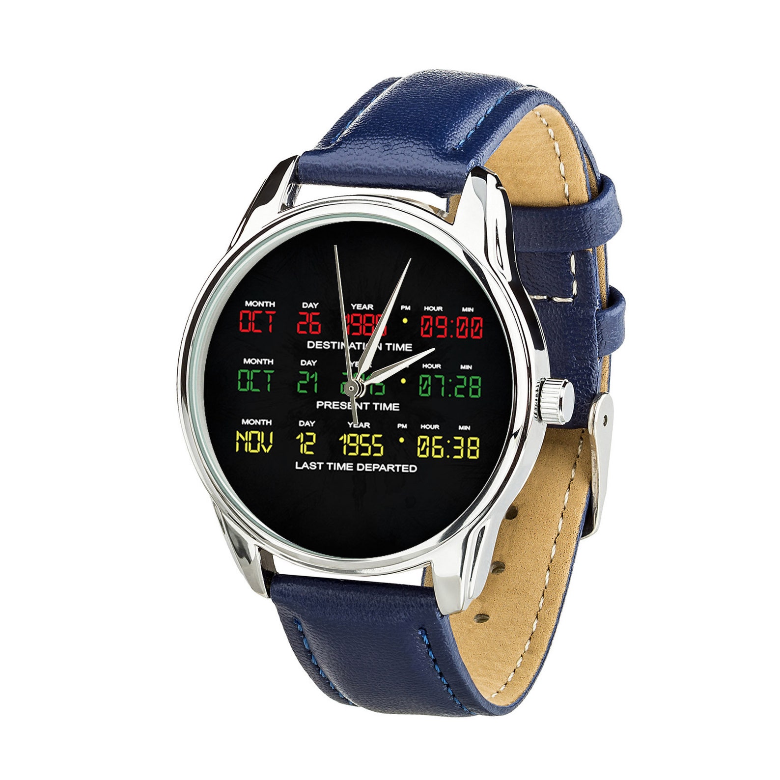 BTTF Back To The Future Watch Time Travel Display Etsy