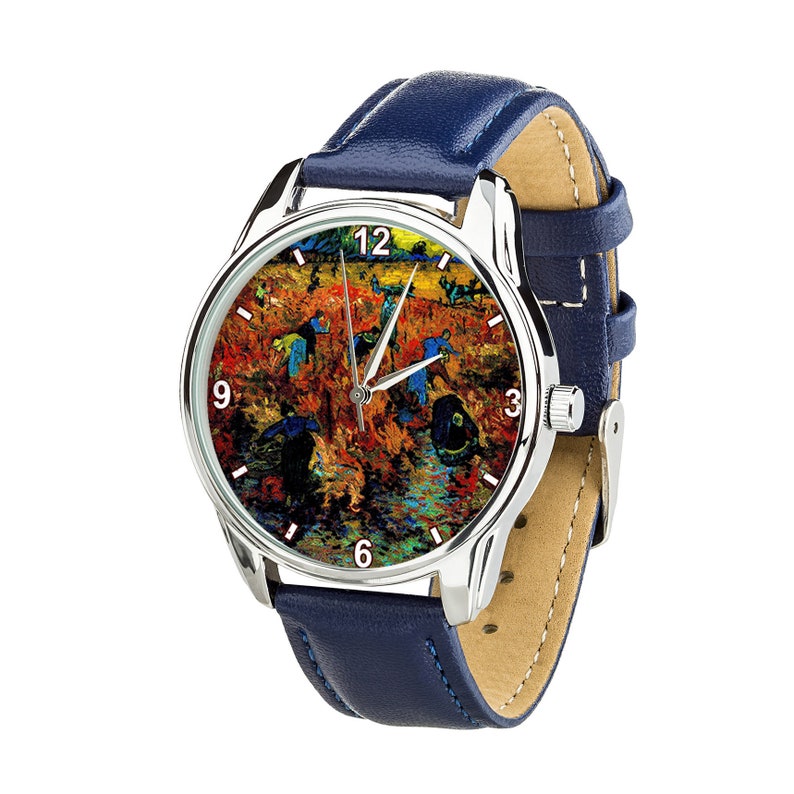 The Red Vineyard Van Gogh Watch Unique design watch | Etsy