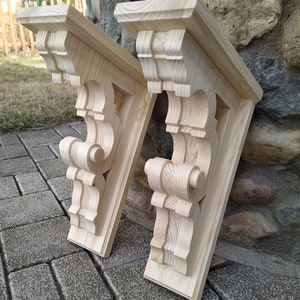 Wooden Corbels 2PCS 12"