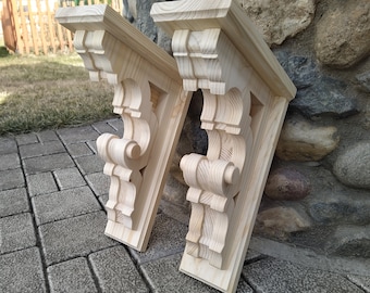 Wooden Corbels 2PCS 12"