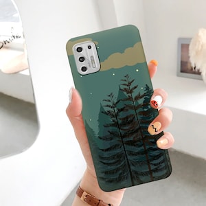 Moto G Stylus case G Power 2021 case forest G Play 2021 case trees Moto G 5G Plus Moto E20 case Moto G200 case Moto G71 case G41 case G7