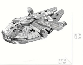 Maquette 3D de vaisseau spatial en métal découpée au laser Royaume-Uni