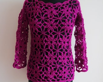 crochet easy pullover sweater pattern pdf 104 by marifu6a