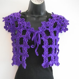 crochet pattern easy bolero shrug for beginners step by step tutorial + Video