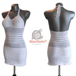 Crochet summer dress pattern pdf tutorial + Video