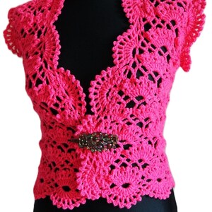 Shellos Crochet Crochet Shell Bolero Shrug Pattern Pdf + Video - Etsy