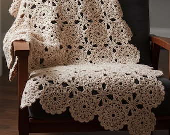 crochet beige blanket afghan for beginners pattern pdf tutorial + Video