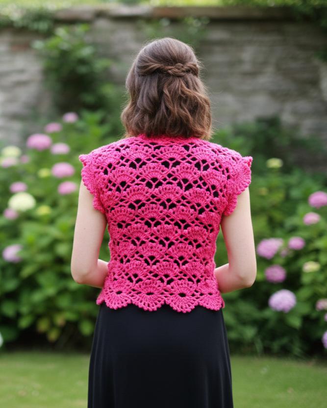 Shellos Crochet Crochet Shell Bolero Shrug Pattern Pdf + Video - Etsy