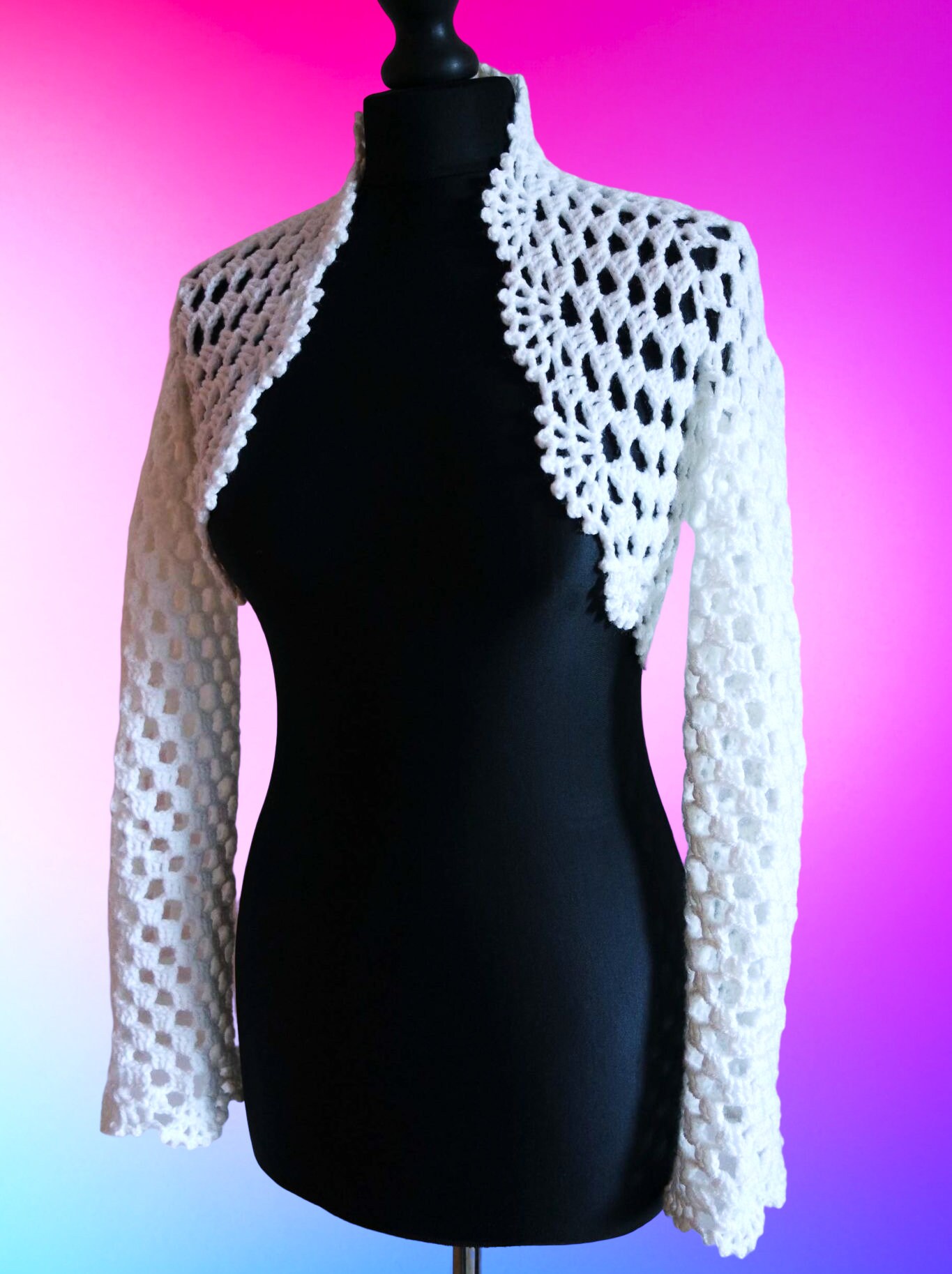 Crochet Bridal Easy Bolero for Beginners Pattern Pdf - Etsy Ireland