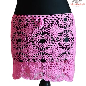 Crochet pattern mini, midi, maxi skirt tutorial step by step + Video