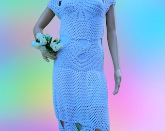 sweetheart crochet maxi dress Champagne Fringe Crochet Maxi Dress Sweetheart Neckline Large