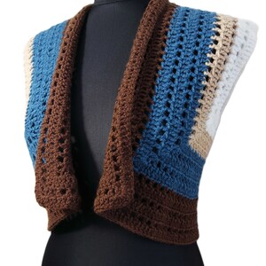 Easy Crochet Bolero for Beginners All Sizes Pattern Pdf Tutorial ...