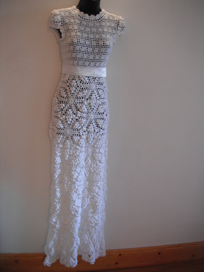 Crochet Wedding Dress Pattern Pdf by Marifu6a Etsy Ireland