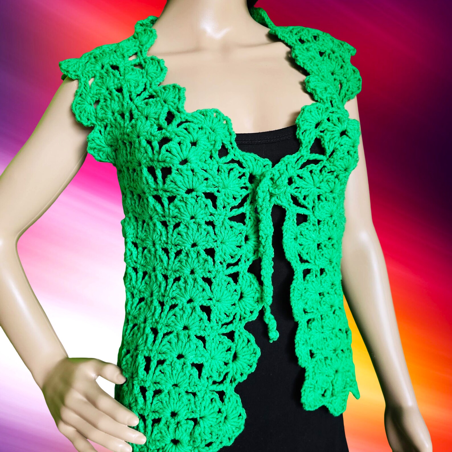 Crochet Easy and Quick Jacket Bolero for Beginners Pattern Pdf - Etsy