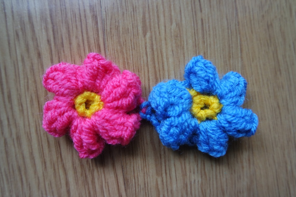 Crochet Puff Flower Rug Afghan Blanket Easy Pattern for Etsy