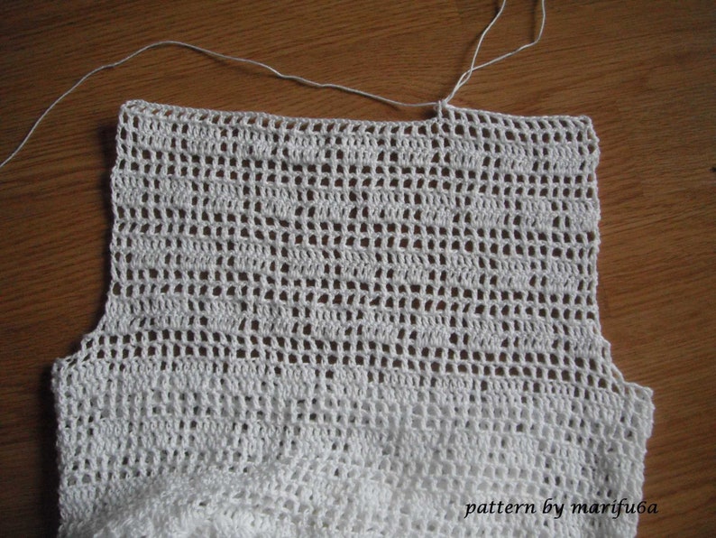 Crochet Wedding Dress Pattern Pdf by Marifu6a Etsy Ireland