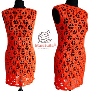 Simple Crochet dress tunic pattern pdf step by step for beginners + Video