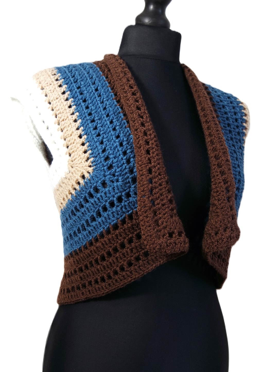 Easy Crochet Bolero for Beginners All Sizes Pattern Pdf Tutorial ...