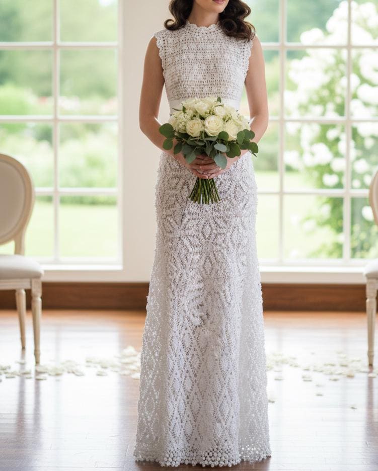 crochet wedding dress tutorial My Wedding Dress Namaste & Crochet Makers