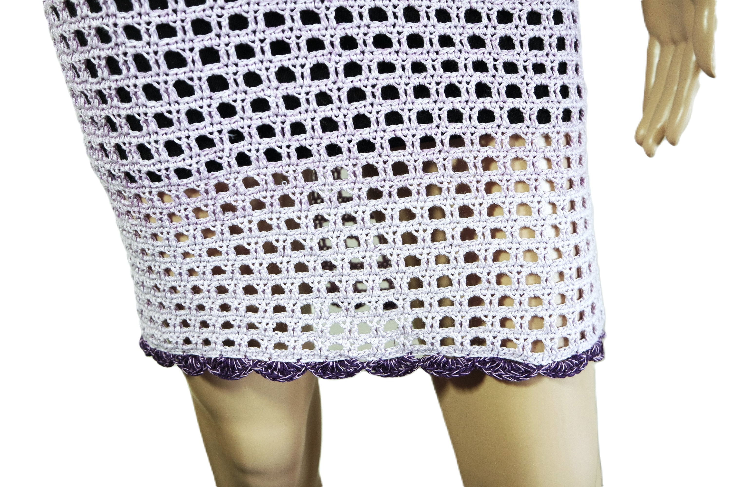 crochet vest tunic dress Paid Catalog Dresses