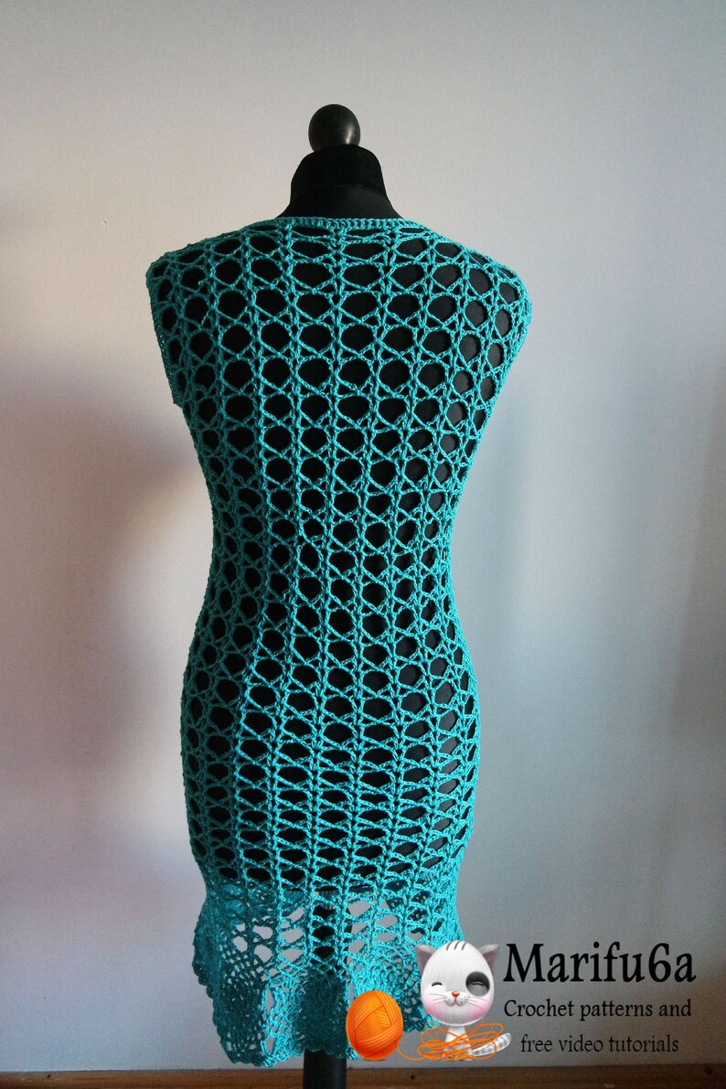 Summer Crochet Dress Tunic Pattern Pdf 88 - Etsy
