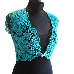 crochet mint elegant bolero shrug pattern pdf