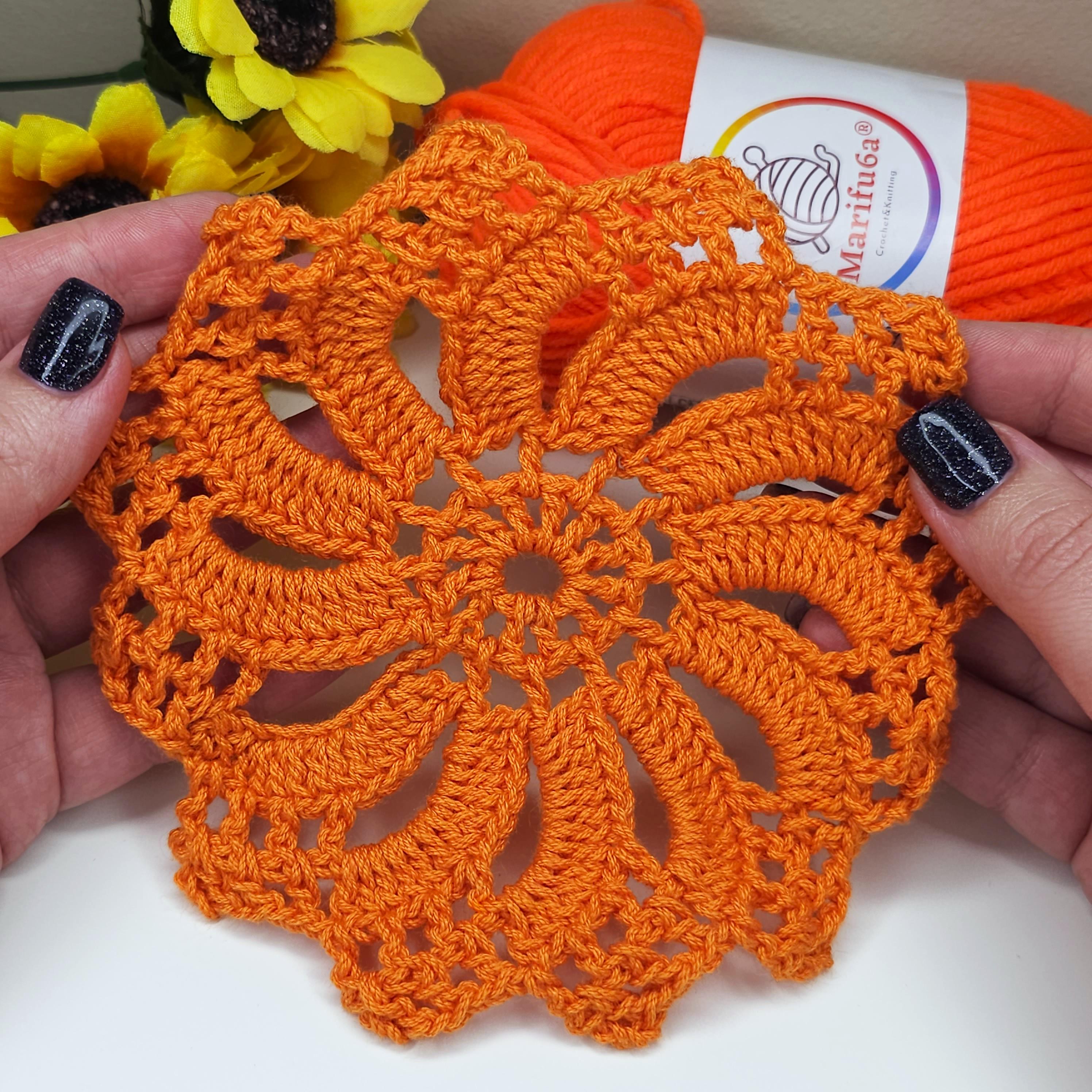 Coily Diffuser Pattern Crochet Spiral Doily/ Motif/hot Pad/coaster/pattern Pdf + Video - Etsy