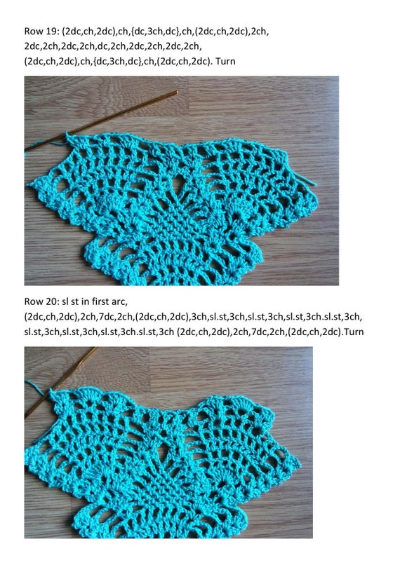 Crochet Christmas Tree Doily Hot Pad 121 Pattern By Marifu6a Etsy