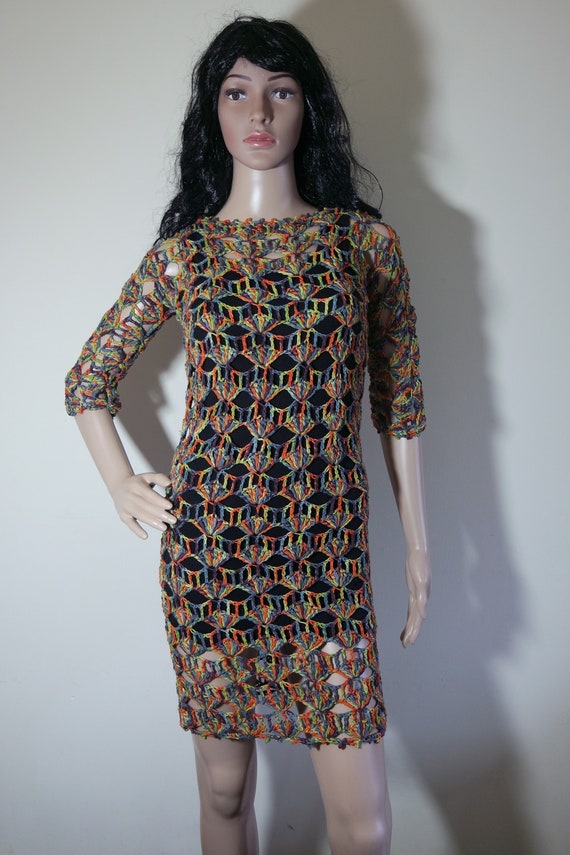 Easy Crochet Elegant Dress All Sizes Pattern Pdf by Marifu6a Etsy