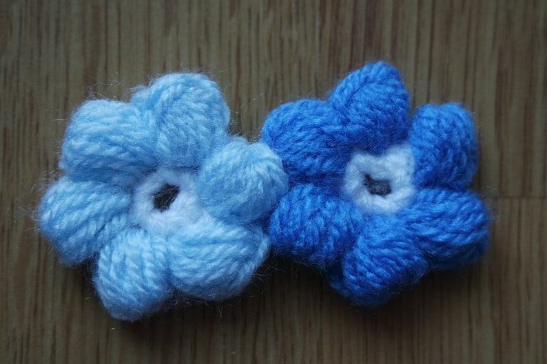 Crochet blanket, Puff flowers, Pattern, PDF, English image 4