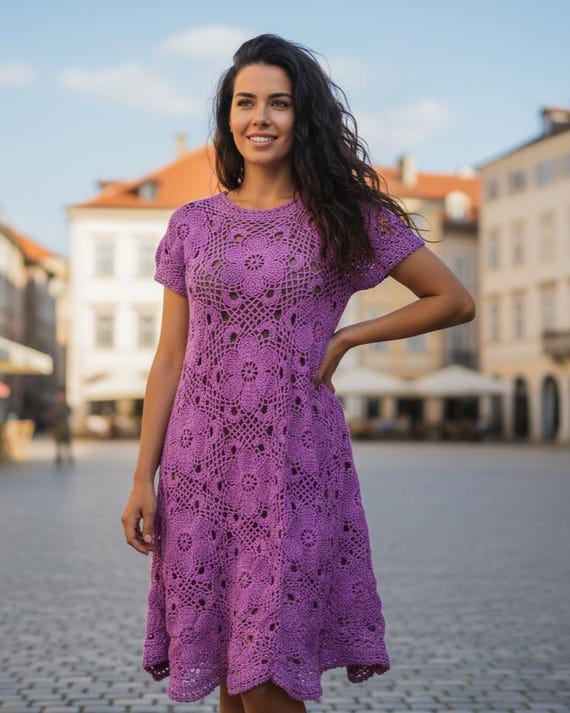 elegant crochet dresses PINK VANILLA HANDMADE MAXI CROCHET DRESS | CULT MIA