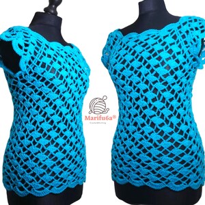 green easy top for begginers pattern pdf + Video