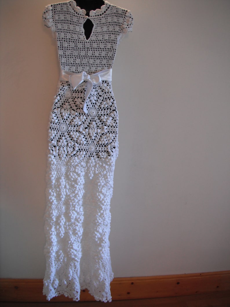 Crochet Wedding Dress Pattern Pdf by Marifu6a Etsy Ireland