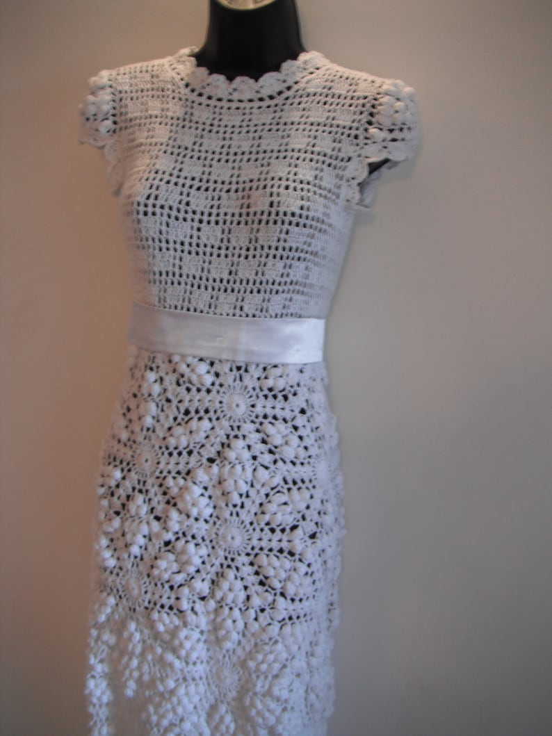Crochet Wedding Dress Pattern Pdf by Marifu6a Etsy Ireland